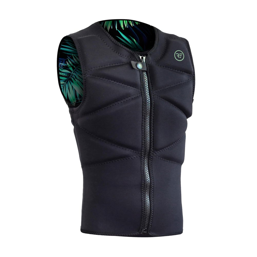 Pali Women's Water Vest - Kiteboarding, Wing Foiling, Wakeboarding, Watersports Black XS