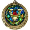 10 Pack of Victory Gold Medals Trophy Award with Neck Ribbons DM465 view 2