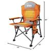 Gobi Heat - Terrain Portable Heated Camping Chair - Outdoor Folding Chair with Heated Filling - Winter Camping Essential - 3 Heat Settings (Sunrise) view 3