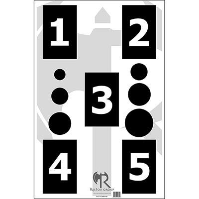 24 Pcs, 23" x 35" Reston Group Cadence Target