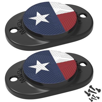 GMW Gun Magnet [2-Pack] | 30 lbs. Rating Magnetic Gun Mount | HQ Rubber Coated Gun Magnet Buckler Series for Car, Truck, Desks, Safes, and Walls | Indoor Gun Racks| Concealed Gun Holder for Handgun