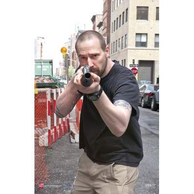 100 Pcs, 22.5" x 35" Urban Street Violence Situational Photo Target (Version 17)
