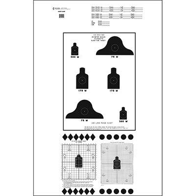 100 Pcs, 25" x 45" USAF Multi-Purpose Sighting Target