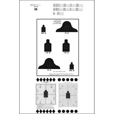 100 Pcs, 25" x 45" USAF Multi-Purpose Sighting Target