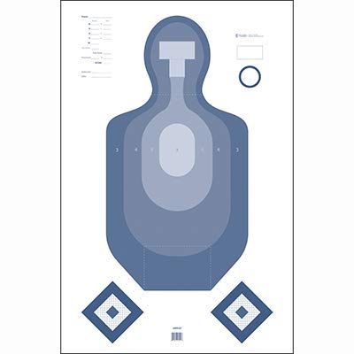 24 Pcs, 24" x 40" Us Park Police Multi-Purpose Training and Qualification Target.