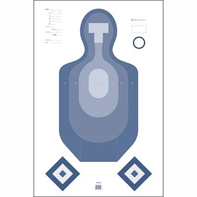 24 Pcs, 24" x 40" Us Park Police Multi-Purpose Training and Qualification Target.