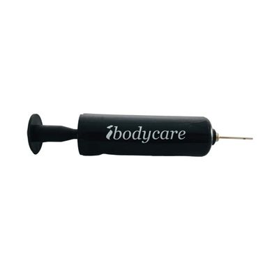 ibodycare Pilates 4" (10cm) Accessory Mini Ball Pump for Sports Balls, Including Soccer, Basketball, Kickball, Play Ball, Volleyball, Travel Friendly (Pump-Only)