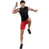 WRAGCFM Compression Underwear for Men,Mens Athletic Compression Shorts Running Workout Shorts Spandex Underwear Cool Dry Active Baselayer Gym Sports Compression Shorts(Red,L) view 2