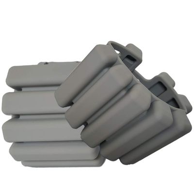 TOPLNER Wrist Weights 1 Pound Each, 2 Bracelets Per Set Strength Training - Wearable Durable and washable Silicone Wrist and Ankle Weights for Fitness Walking Jogging Yoga (Grey)