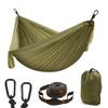 Camping Hammock Double & Single Portable Hammocks with 2 Tree Straps, Lightweight Nylon Parachute Hammocks Swing for Backpacking Travel Beach Backyard Hiking view 1