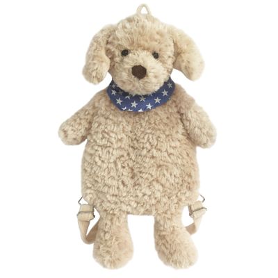MON AMI Goldendoodle Soft Plush Backpack 21, Toddler Bag for Boys Girls, Kids Everyday Travel Backpack, Adjustable Straps