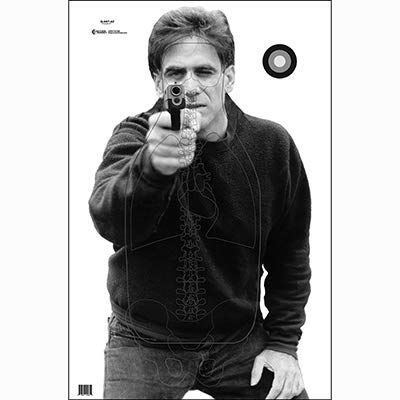 100 Pcs, 23" x 35" Q Qualification Photo Target W/Vital Anatomy (Version A2)