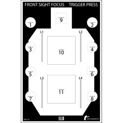 100 Pcs, 23" x 35" SRT Concepts Training Target