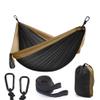 Camping Hammock Double & Single Portable Hammocks with 2 Tree Straps, Lightweight Nylon Parachute Hammocks Swing for Backpacking Travel Beach Backyard Hiking view 1