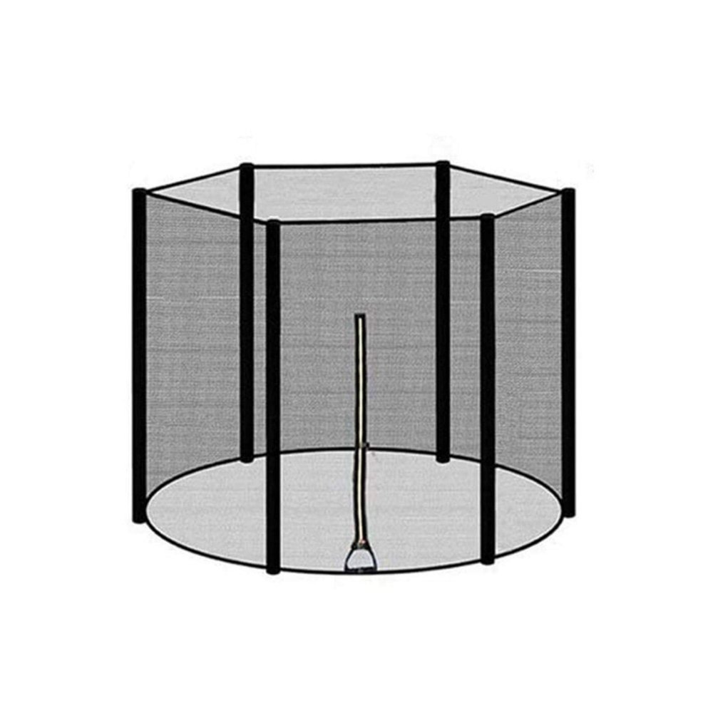 FEBUD Trampoline Enclosure Safety Net,8ft Replacement Safe Nylon Trampoline Protection Net for Outdoor Children Injury Prevention