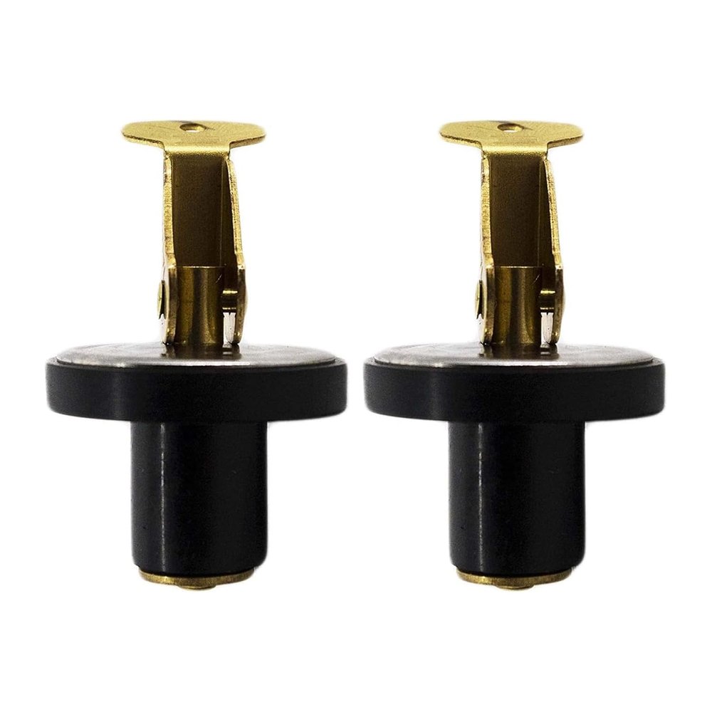 MARINE CITY Brass Snap Lock Baitwell Plugs Strong and Sturdy Fine Finish Drain Plug with Innovative Design for Boats, Yachts, Kayaks, Marines (1/2 Inches)