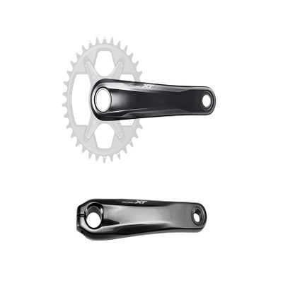 SHIMANO Unisex - Adult Deore XT F-CM8120-1 Black 55mm Crankset