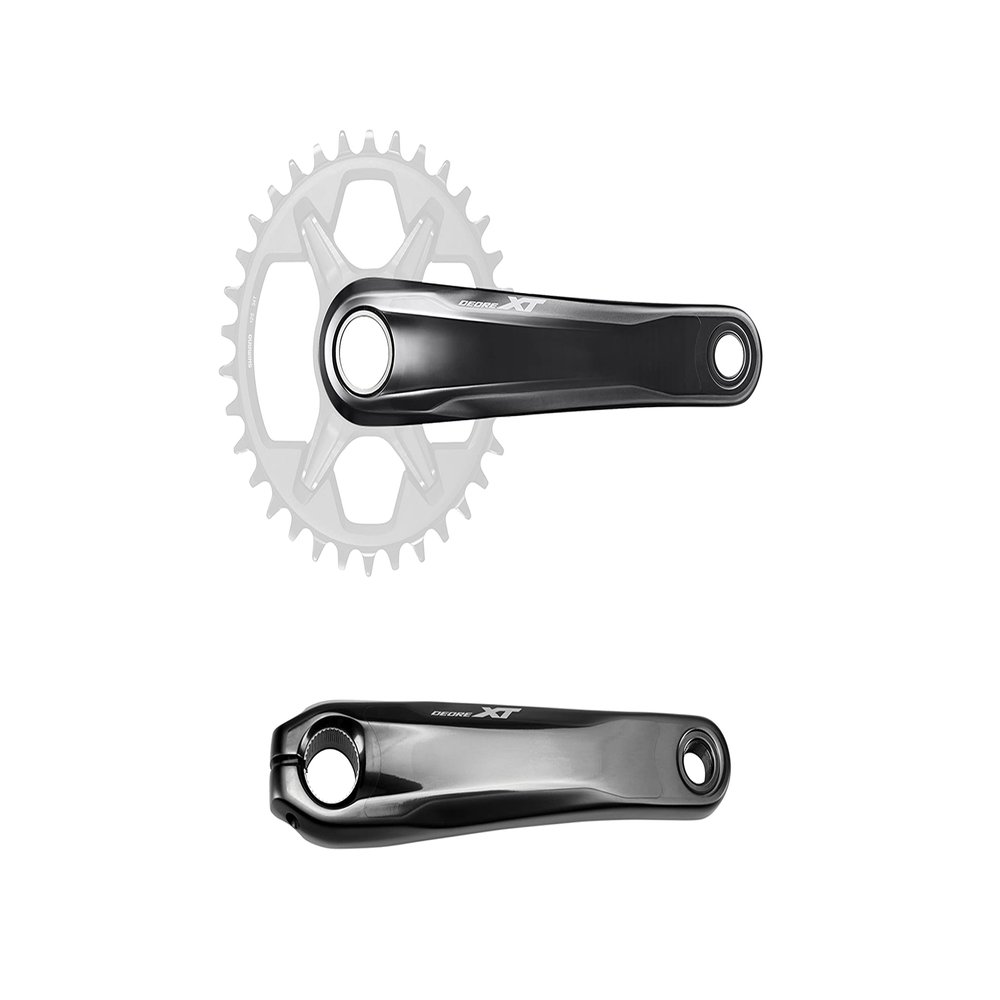 SHIMANO Unisex - Adult Deore XT F-CM8120-1 Black 55mm Crankset