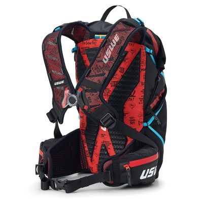 USWE Hajker 18L, Hiking Backpack, Adventure Daypack with Waterproof Rolltop, for Bike, Speed Hiking, Mountaineering, for Men and Women, Black