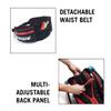 USWE Hajker 18L, Hiking Backpack, Adventure Daypack with Waterproof Rolltop, for Bike, Speed Hiking, Mountaineering, for Men and Women, Black view 4