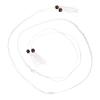 1pc Belt Stretch Waist Strap Womens Jumpsuit Women Waist Chain Tassel Trim Casual Jumpsuit Retro Decor Girls Jumpsuits Fringe Trim Miss Loose and Tight Casual Wear White view 1
