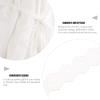 1pc Belt Stretch Waist Strap Womens Jumpsuit Women Waist Chain Tassel Trim Casual Jumpsuit Retro Decor Girls Jumpsuits Fringe Trim Miss Loose and Tight Casual Wear White view 3