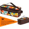 Camping Travel Cooking Utensils Organizer Travel Bag with Net Pockets, Portable Pouch for BBQ Camp Cookware Kitchen Kit,13x5.1x4.9inch (Oxford Cloth, Nylon, Metal) view 3