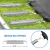 Merax 7ft Kids Trampoline with Slide,Enclosure Net and Ladder, Climb n Slide Small Toddler Trampoline Indoor Outdoor for Kids Blue view 4