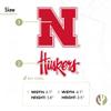 Desert Cactus University of Nebraska NU Huskers Sticker Vinyl Decal Laptop Water Bottle Car Scrapbook (4 Inch Set V1) view 4