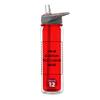DISCOUNT PROMOS Custom Tritan Sports Bottles with Straw 19 oz. Set of 12, Personalized Bulk Pack - Great for Gym, Hiking, Cycling, Camping, Backpacking, School - Red view 1