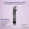 DISCOUNT PROMOS 10 Sports Bottles with Twist Lid Set, 23 oz. - Customizable Text, Logo - Metallic Base, BPA Free - Grey view 2
