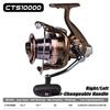 ZYHYD The New CTS All-Metal Spinning Wheel 30KG Tension, 14+1BB Left and Right Hand Interchangeable Long Cast Wheel, Lure Reel, Fishing Gear, 9000-12000 ZYHYD (Size : CTS9000) view 3
