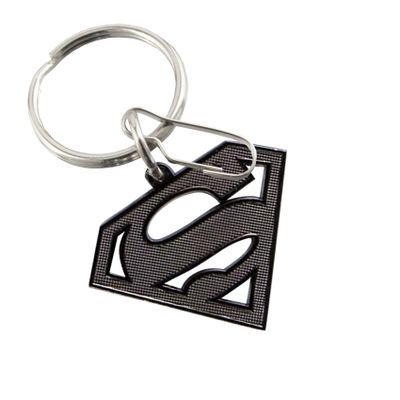 004478R01 Key Chain Superman Metallic