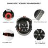 CELOID Kids Bike Helmet,Youth Skateboard Helmets for Ages 10-14-16 Years Boys GirlsAdjustable Multi-Sport Bicycle Skateboarding Football Roller Skating Scooter Rollerblade Balance Bike Helmet,L-Blue view 4