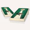 UAB Stained Pyramid Cornhole Set - Include Case + Hole Lights view 1