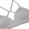 Fruit of The Loom Girls' Seamless Soft Cup Bra, 2-Pack, Multi Leo/Grey Heather, 28 view 3