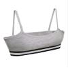 Fruit of The Loom Girls' 3 Pack Spaghetti Strap Sports Bra, Grey Stripe/Grey/White, 38 view 3