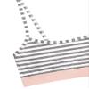 Fruit of The Loom Girls' 3 Pack Spaghetti Strap Sports Bra, Grey Stripe/Grey/White, 38 view 4