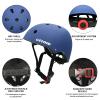 CELOID Kids Helmet Pad Set,Adjustable Kids Skateboard Bike Helmet Knee & Elbow Pads Wrist Guards 8-14yrs Youth Protective Gear Set for Girls Boys Bicycle Bike Roller Skating Scooter Rollerblade Sport view 3