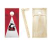 Skip's Garage Northern Illinois Jersey Cornhole Set - Include Board Hole Lights view 2