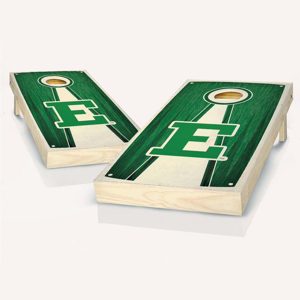 Eastern Michigan Stained Pyramid Cornhole Set - NO Accessories