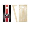 Northern Illinois Striped Cornhole Set - Include Board Hole Lights view 2