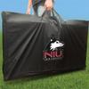 Northern Illinois Striped Cornhole Set - Include Board Hole Lights view 4