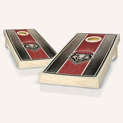 New Mexico Stained Stripe Cornhole Set - Include Case + Hole Lights + Score