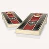New Mexico Stained Stripe Cornhole Set - Include Case + Hole Lights + Score view 1