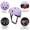 CELOID Kids Bike Helmet,Youth Skateboard Helmets for Ages 8-10-14 Years Boys GirlsAdjustable Multi-Sport Bicycle Skateboarding Football Roller Skating Scooter Rollerblade Balance Bike Helmet,Violet view 3