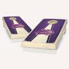 Western Carolina Stained Pyramid Cornhole Set - Include Case + Hole Lights + Score view 1