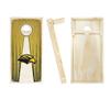 Southern Miss Stained Pyramid Cornhole Set - NO Accessories view 2