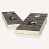 Skip's Garage Northern Illinois Distressed Cornhole Set - NO Accessories view 1