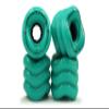Shark Wheel 60 mm 78a, Skateboard Cruising Wheels, California Roll, Turquoise, Set of 4 Wheels view 1
